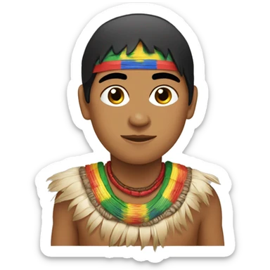 indigena boliviana  sticker