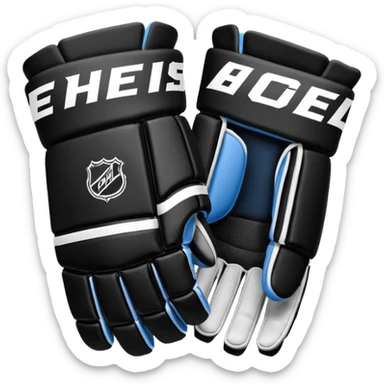 gloves para ice hockey sticker