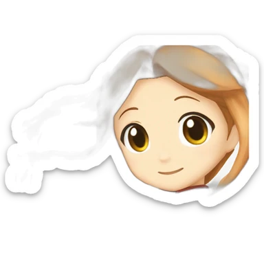 Asuna from sword art online sticker