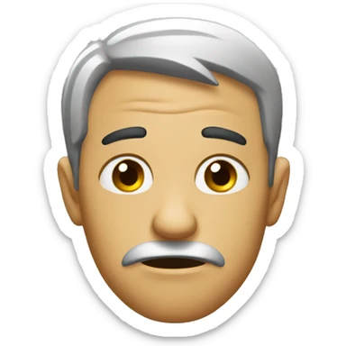 uneasy  nervousness sticker