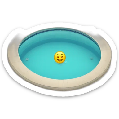 money in a swimming pool sticker