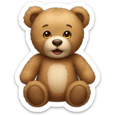 teddy bear sticker