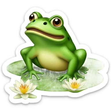 Bullfrog sticker