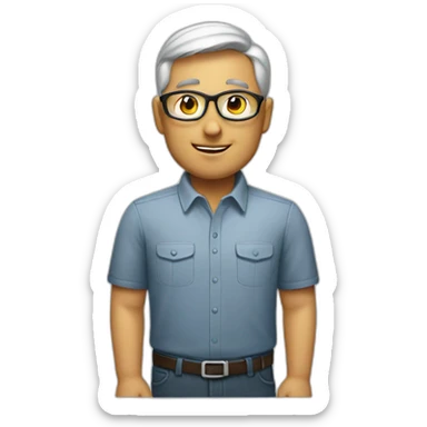 A retiring Apple employee sticker