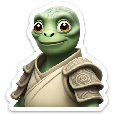Master Oogway facing the camera directly sticker