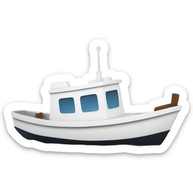 boat in the water level sticker