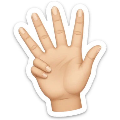 Vice lord hand sign  sticker