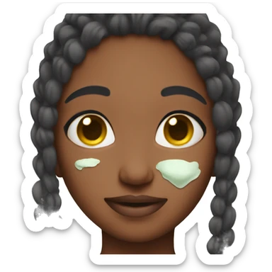 Cute skincare sticker