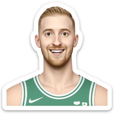 smiling boy with beard portrait sticker