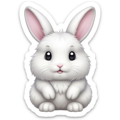Bunny sticker