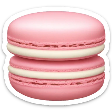 Light pink macaron sticker