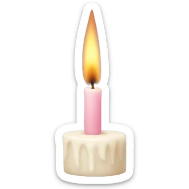 Aesthetic candle sticker