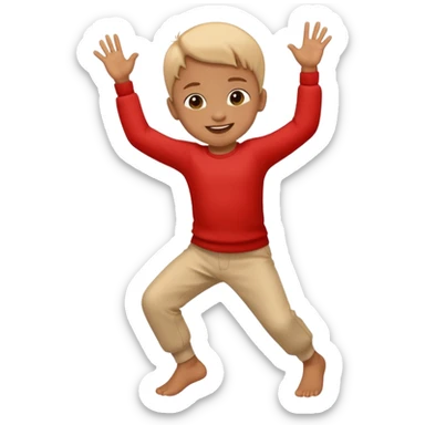 dance small kid sticker