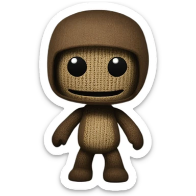 Sackboy from lbp sticker