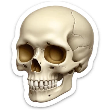 Kemik kafa sticker