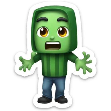 Creeper sticker