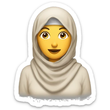 Maman arabe qui frappe avec une claquette sticker