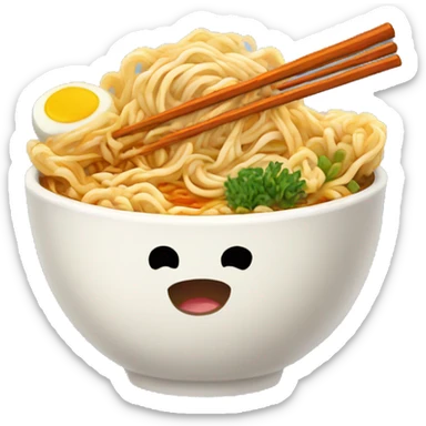 Ramen food sticker