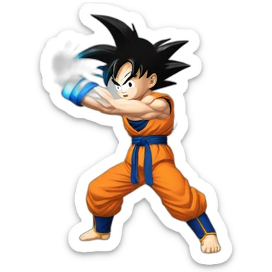 Goku kamehameha sticker