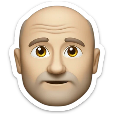 phil collins sticker