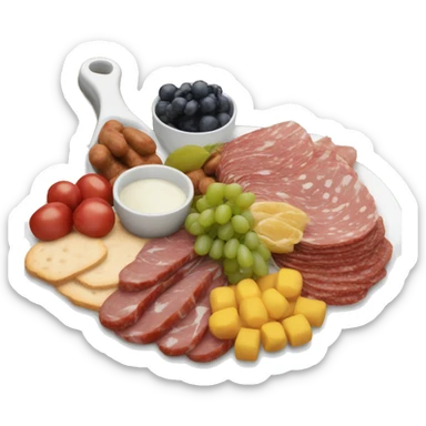 charcuterie board sticker