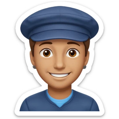 👌😁🧢 Combine these emojis and you get just the head without the body. sticker
