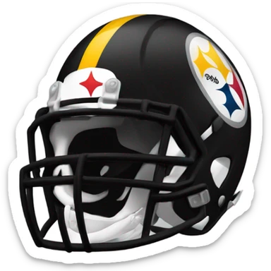 Pittsburgh Steelers helmet sticker