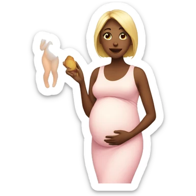 pregnant  sticker
