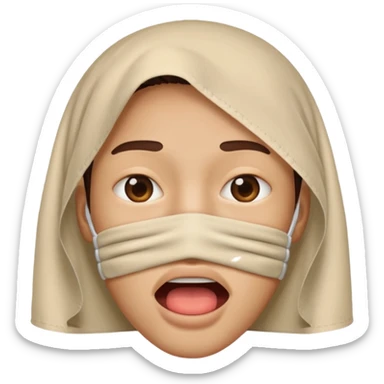 No pero tapada la boca  sticker