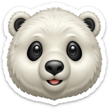 Puedes hacer un oso polar el cual este guiñendo el ojo de esta manera 😉 sticker
