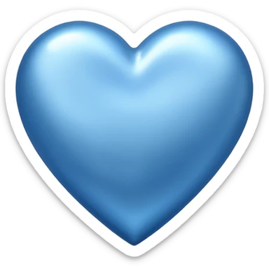 Corazón frío azul sticker