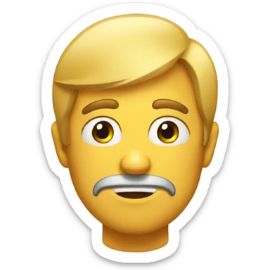 Sorry said by fair man  sticker