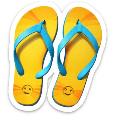 Flip flops  sticker