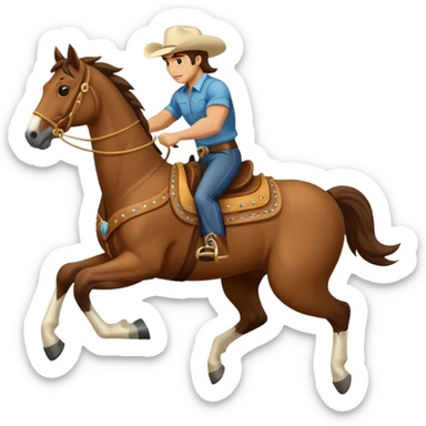 Rodeo horse sticker