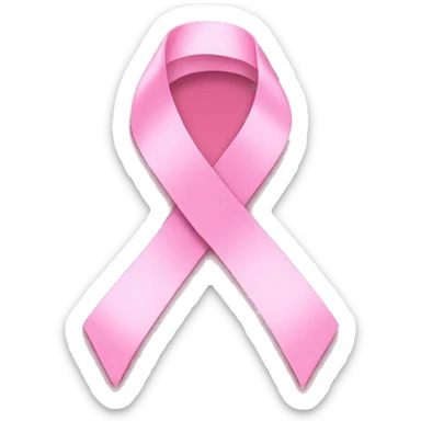 Pink ribbon sticker