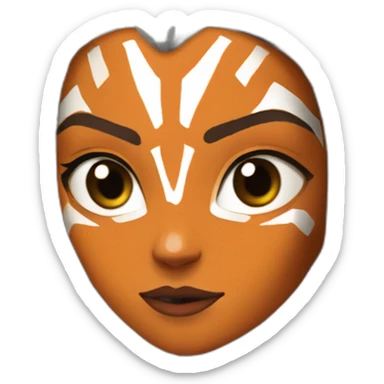 Ahsoka-tano star wars sticker