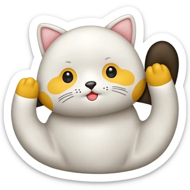 쌍둥이가 모자를 쓰고있는 이모지를 만ㄷ sticker