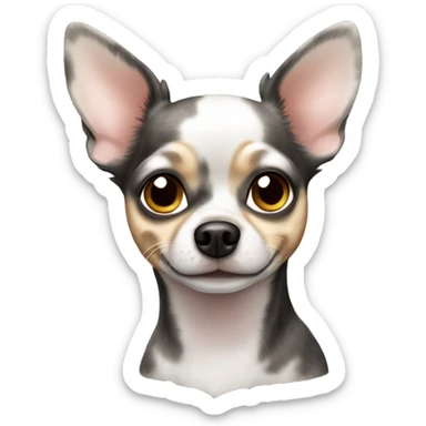 merle chihuahua sticker