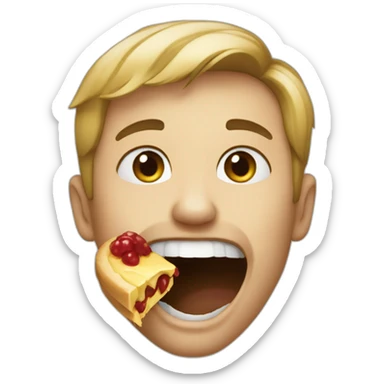 bite humaine sticker