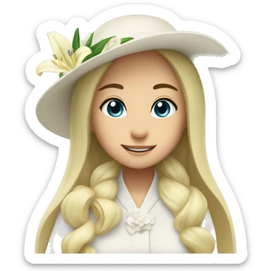 lillie’s the flower sticker