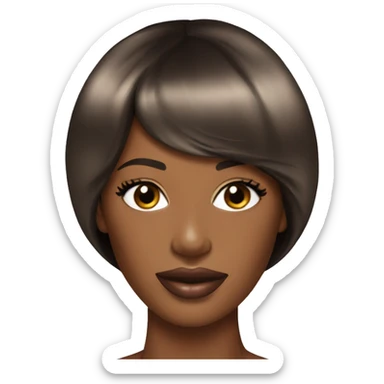 Naomi Campbell pretty runway  sticker