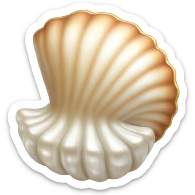Shell pearl sticker