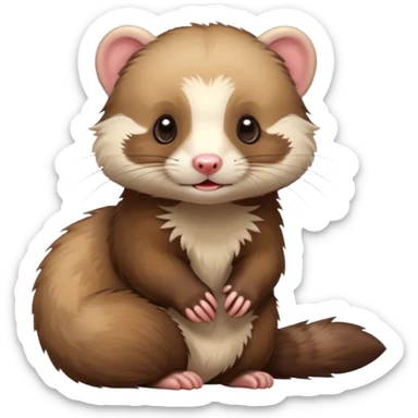 cute ferret sticker