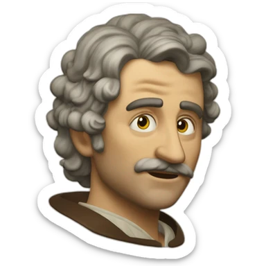 merigo the drunk man of vernice fresca play roled by giorgio panariello sticker