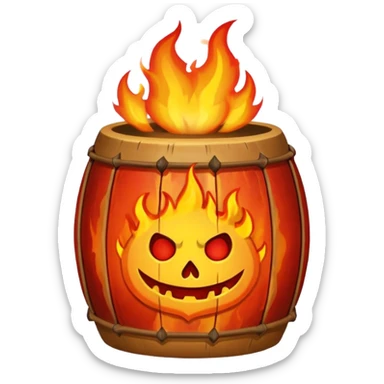 SHAMAN DRUM FIRE sticker