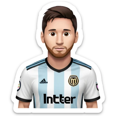 Lionel Messi inter Miami  sticker