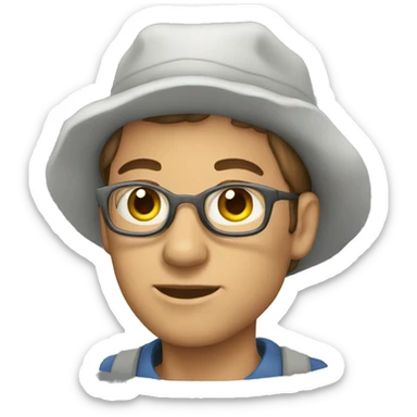 cotton-field-worker sticker