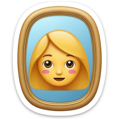 mirror selfie sticker