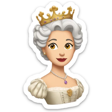 queen charlotte bridgerton sticker