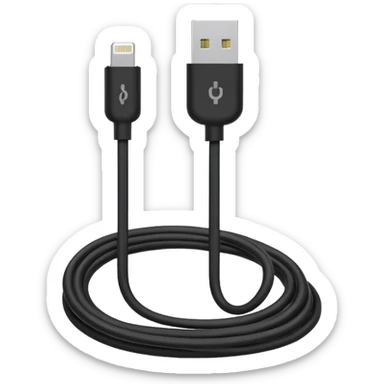 charge cable sticker